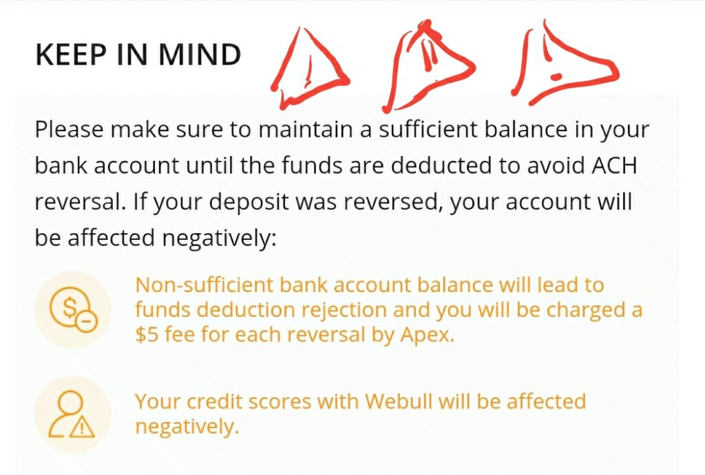How To Add money on Webull trading account - Be aware of $5 reversal fee 